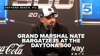 Grand Marshal and comedian Nate Bargatze is speaking ahead of the Daytona 500