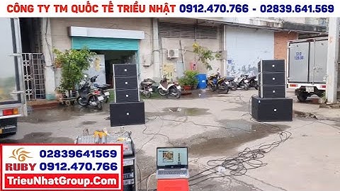 Loa array 30 Neo Đơn | Sub 50 | Dàn âm thanh sân khấu Giá rẻ