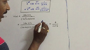 Signals & Systems - Inverse Fourier Transforms - working examples - 2