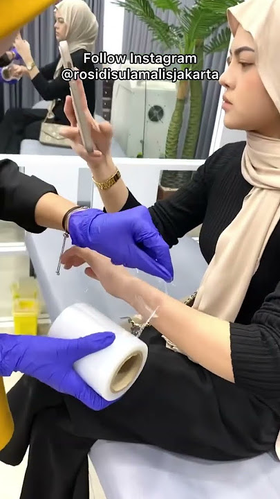 ‼️Cewek cantik sedang hapus tatto di Rosidi #sulamalisrosidi