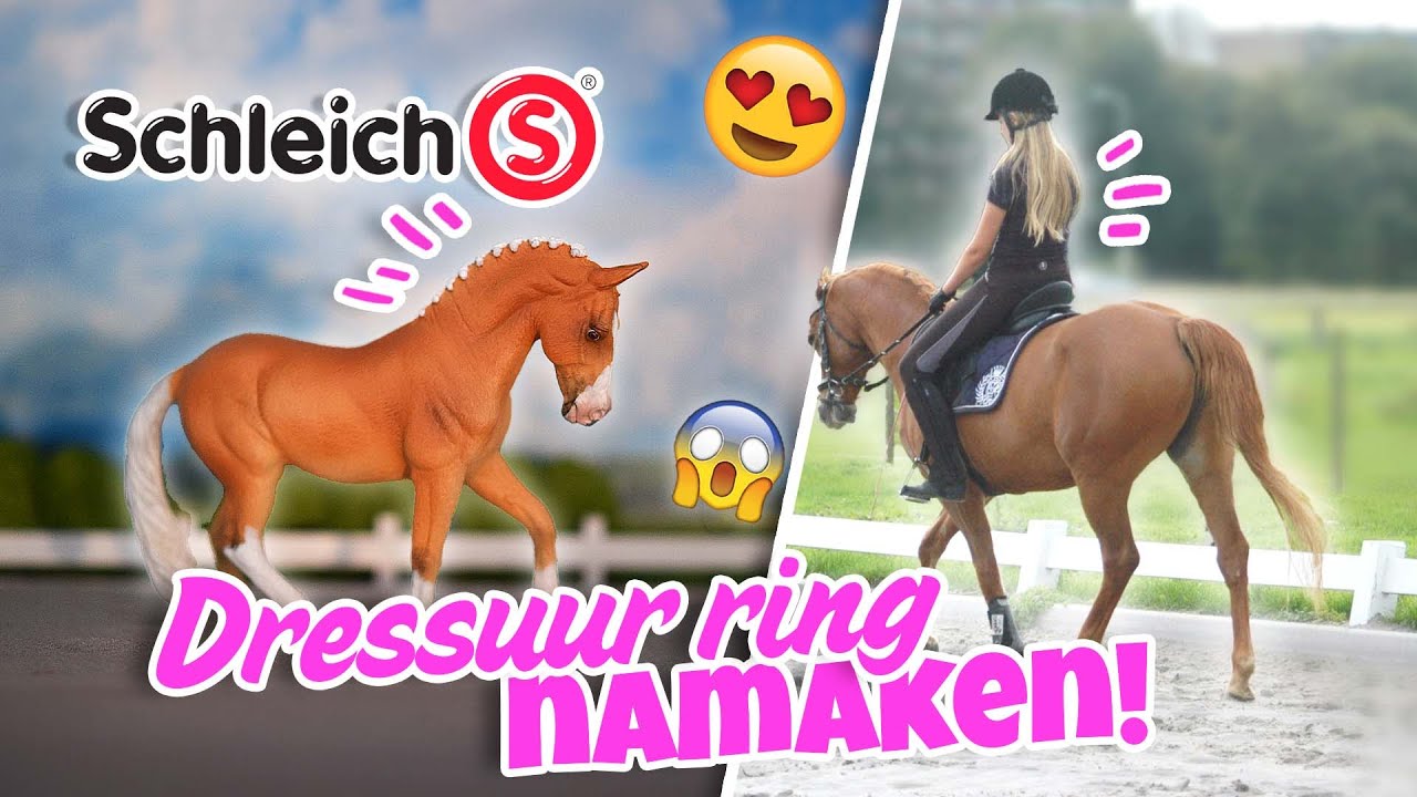 IK MAAK EEN SCHLEICH DRESSUUR RING! wolfxjessy YouTube
