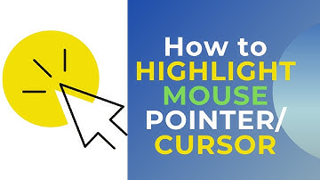 How to Highlight Mouse Cursor or Pointer in Windows 10 |Simple & Easy Way to Highlight Mouse Cursor