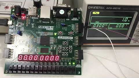 XADC Demo using Verilog