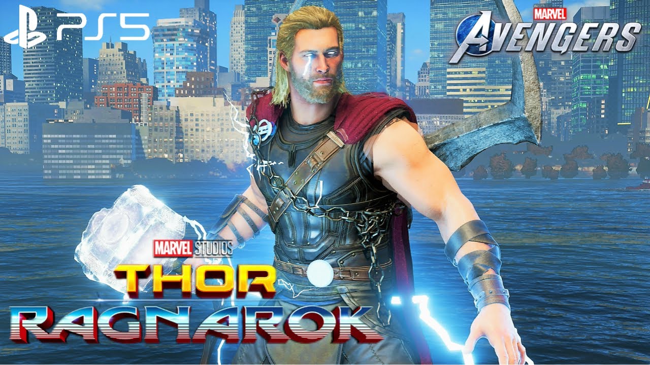 Marvel's Avengers - NEW MCU Thor Ragnarok Suit Gameplay 4K 60FPS