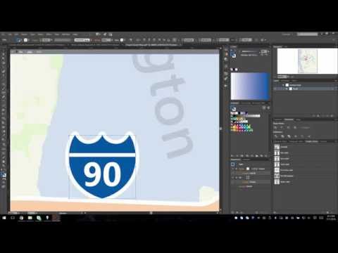 Campus Map Design Timelapse