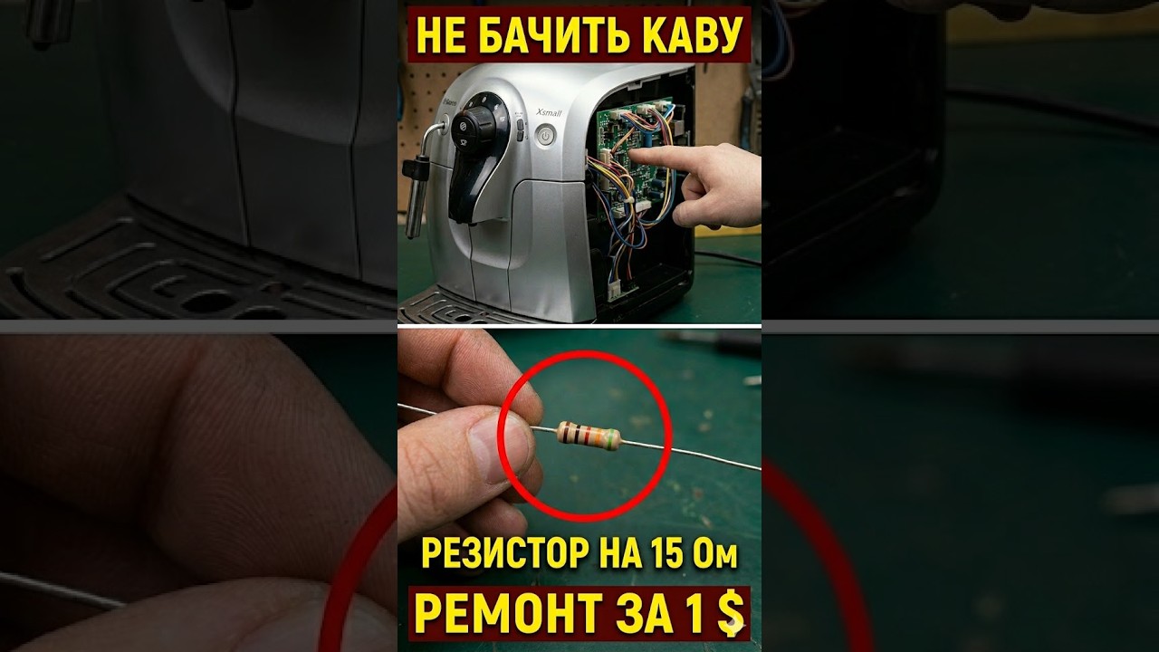 Saeco Xsmall не бачить каву? Рішення за 1$! Ремонт системи SAS ☕️