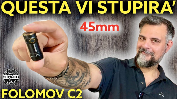 La mini torcia tattica da 525 lumen. Torcia led ricaricabile per emergenza campeggio FOLOMOW C2 EDC