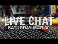 Live chat  saturday mar 30