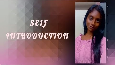 Self Introduction (Mahara Eportfolio)