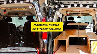 Montando mueble en CITROEN BERLINGO