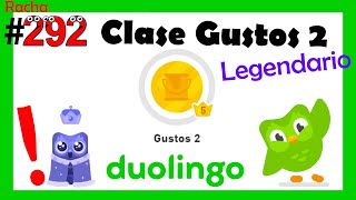 🟢🟢 APRENDIENDO INGLES con DUOLINGO - Clase GUSTOS 2 - DIA 292 👈 (aprender ingles con duolingo) 🟢🟢