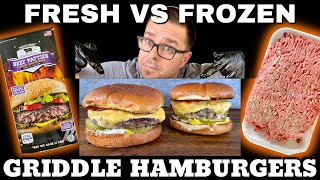 Fresh vs Frozen Hamburger Patties on the Griddle  Which is Better?