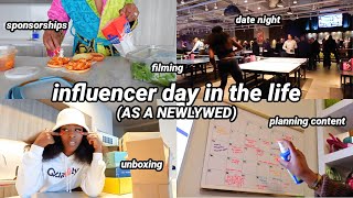 VLOG: DAY IN THE LIFE OF AN INFLUENCER/ NEWLYWED...