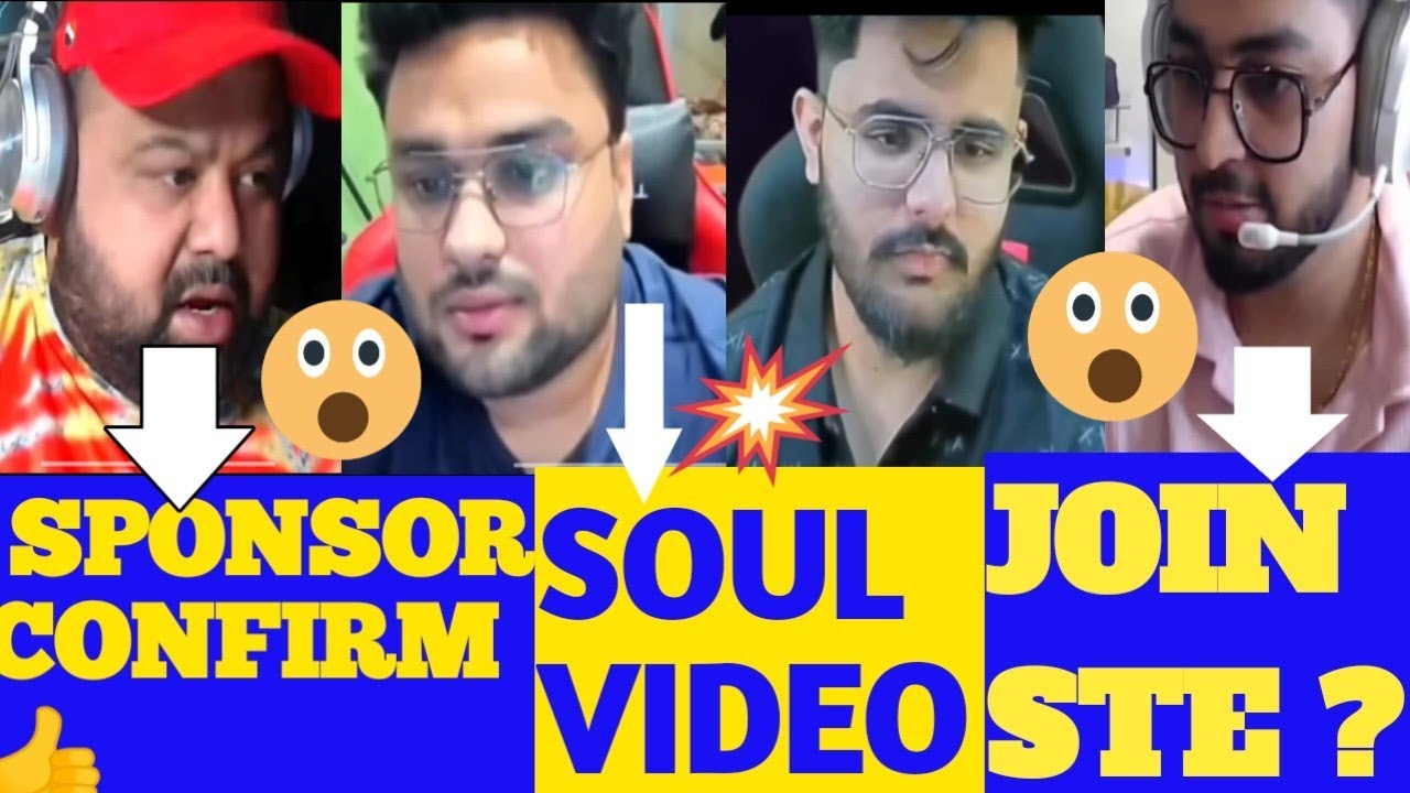 GOLDY BHAI REPLY SPONSOR 👍. SOUL TEAM VIDEO DATE **/**/23 😱. ULTRON ...