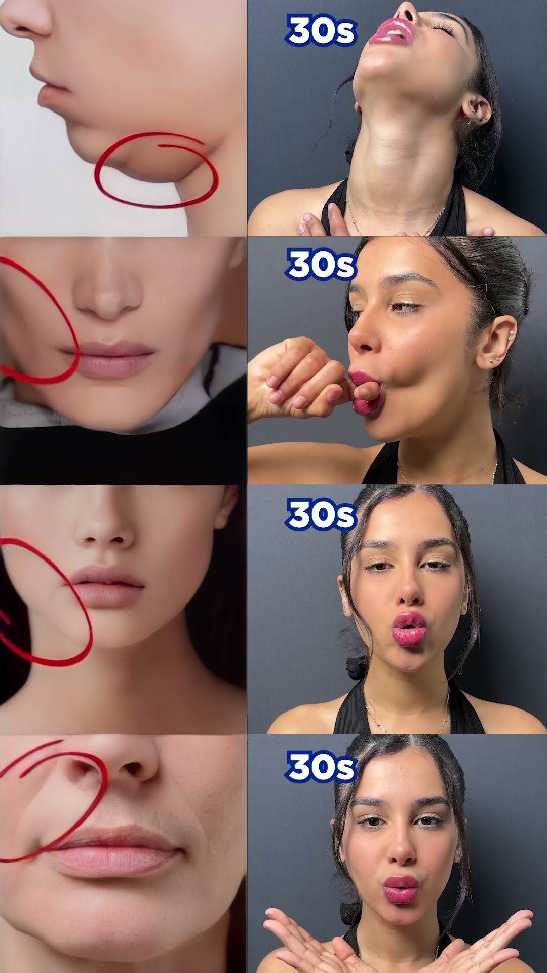 Ejercicios de cara @priscilaespatola