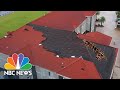 Videos Show Aerials Of Hurricane Laura Destruction, Overnight Rain And Winds | NBC News NOW