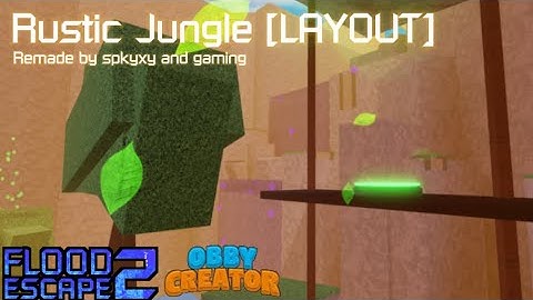 Rustic Jungle in Obby Creator [Full Layout]