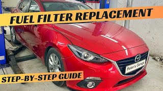 Mazda 3 2.2d SkyActive Fuel Filter replacement