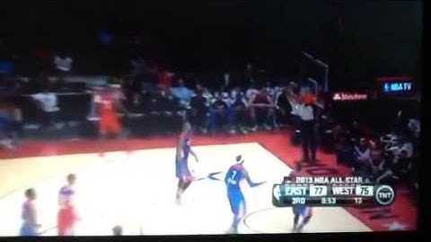 Dwight Howard 3 pointer in 2013 NBA All Star game