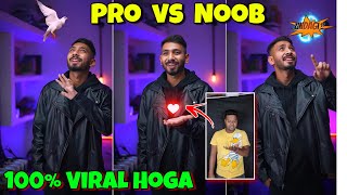 Pro vs Noob || Parindon ki tarah || Saarvendra video editing in Capcut | Capcut Video Editing screenshot 5