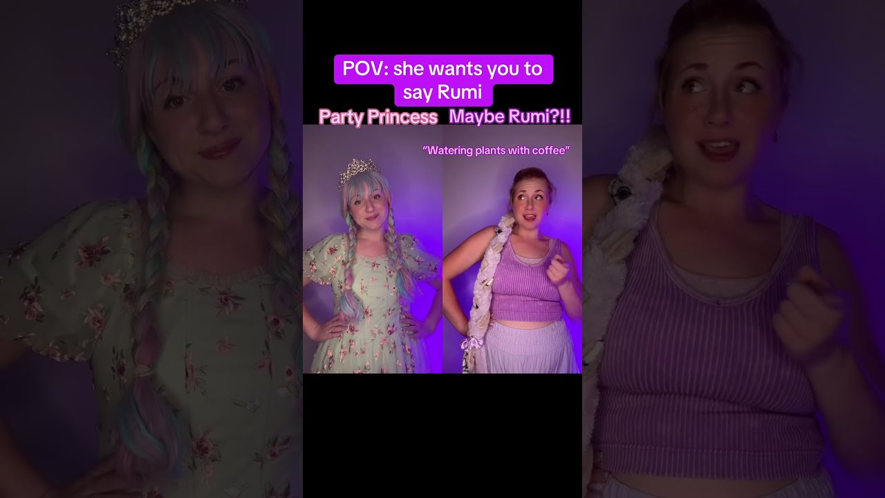 POV She Wants You To Say Rumi Which Kpop Demon Hunter Are Shorts Kpopdemonhunters Skit