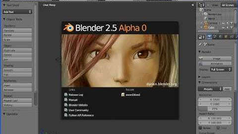 Old Blender 2.5 Tutorial on making a Wine Glass in Blender 2.5 A0