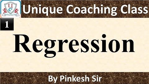 Regression | Part 1 | Stat | F.Y.Bcom | Sem 2 | Vnsgu | By Pinkesh Sir