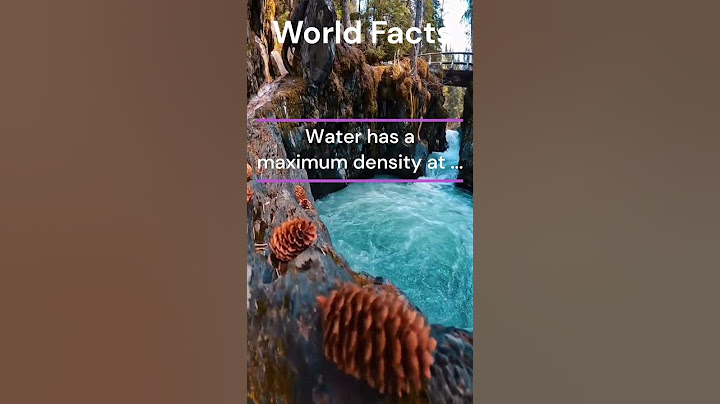 Water's Unusual Density: The Remarkable Behavior at 4 Degrees Celsius #shorts