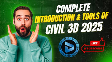 Complete Introduction & Tools of #civil3d 2025 for Beginners || Dynamic Design Creations