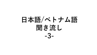 日本語_ ベトナム語 単語 例文 聞き流し -3-【55単語】
