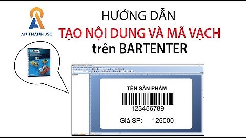 Hướng Dẫn Tạo Nội Dung Và Mã Vạch, Qr Code Trên Bartender Siêu Đơn Giản!