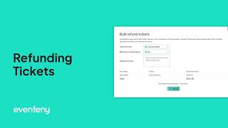 Need to refund a ticket? Here's how.