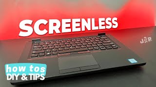 Junk Laptop to a Screenless Game Streaming / Home Theatre Desktop | IT'S NOT TRASH!