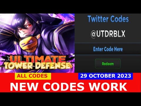 NEW UPDATE CODES* [⚔️UPD] Ultimate Tower Defense ROBLOX, ALL CODES!