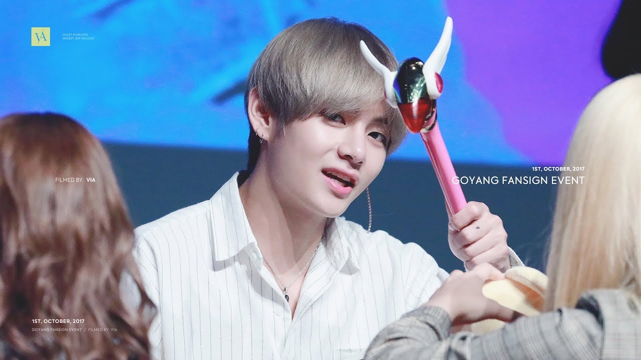 171001 카드캡터태태 방탄소년단 뷔 고양 팬싸인회 직캠 | BTS Goyang Fansign Event V Focus