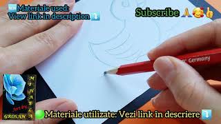 How To Draw A Cute Duck?🦆Easy Art Steps For Kids 🐥Real Time⏰¿Cómo Dibujar Un Pato? + Relax 