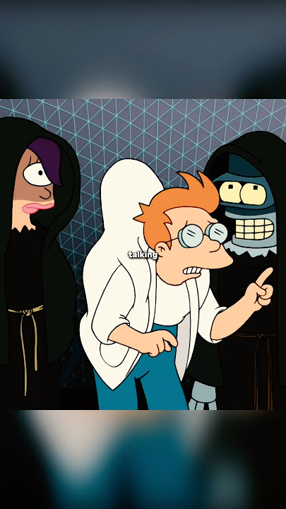 Bender and Fry free the professor from the Matrix😎#shorts