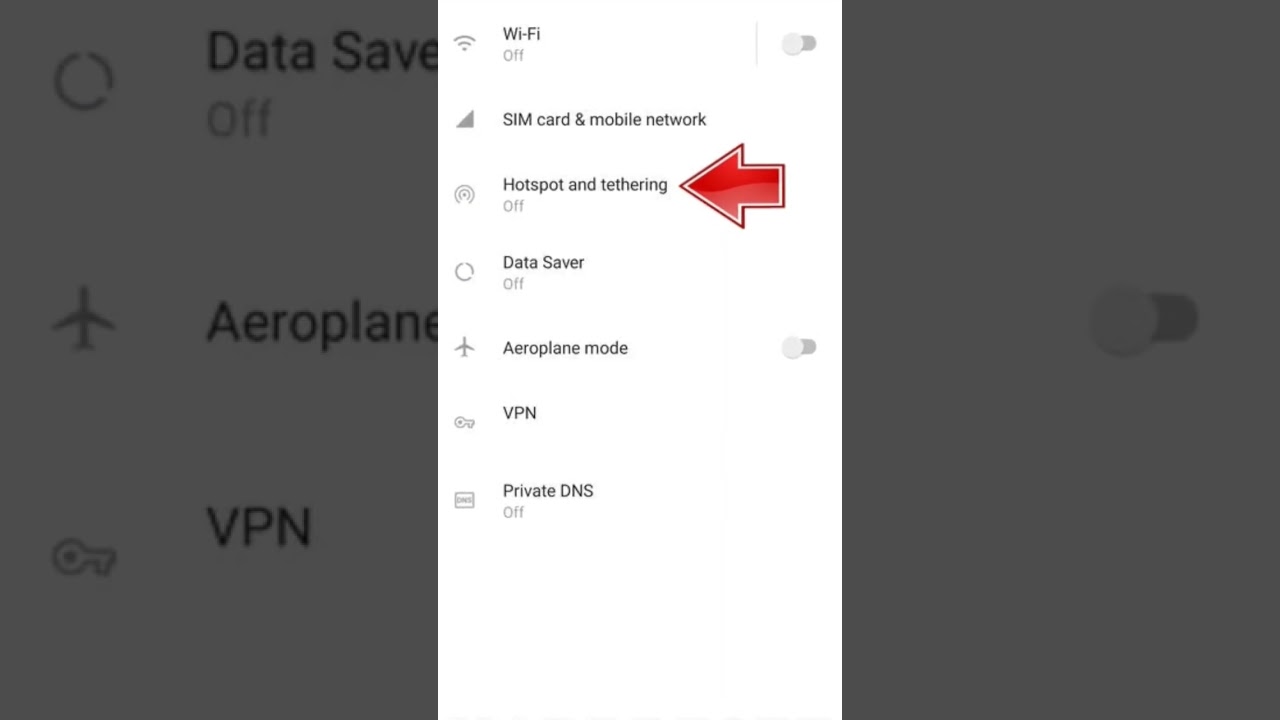 Hotspot wifi sharing option vivo y21 #viralvideo #shots #mobilesetting
