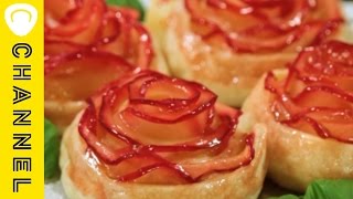 【レシピ】薔薇のアップルパイ｜Rose apple pie!