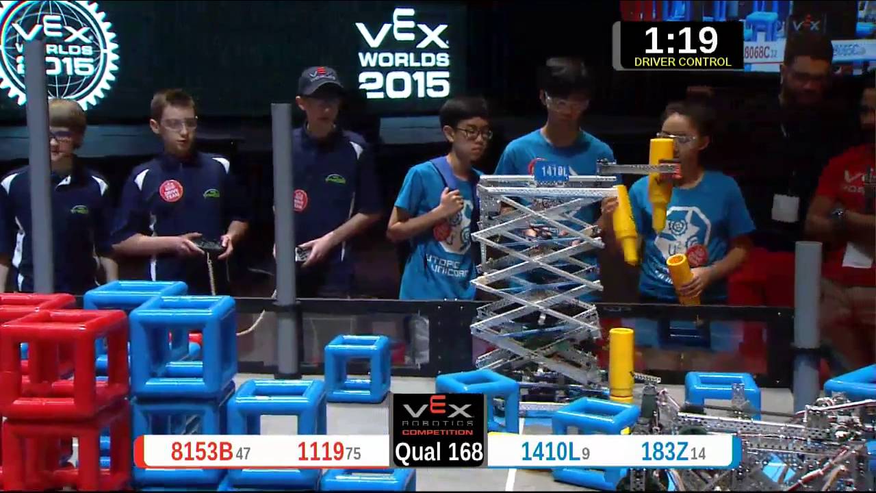 2015 VRC-MS Oppo Q168 -  (8153B 1410L) 45-Opportunity Div-VRC Middle School-VEX Worlds 2015