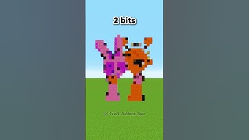 Minecraft Sprunki Oren X Pinki：64 bits 32 bits 16 bits 8 bits 4 bits 2 bits 1 bit