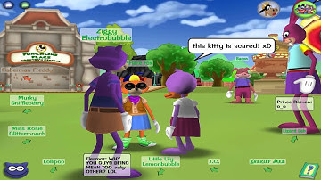 Rude toons fighting in Toontown