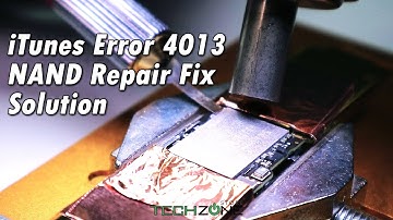 iPhone 6 NAND iTunes Error 4013 Fix Solution • Complete Video • HD •