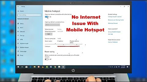 How to Fix No Internet Connection on Windows 10 Mobile Hotspot