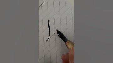 Satisfying numbers calligraphy tutorials #shorts #calligraphyforbeginners