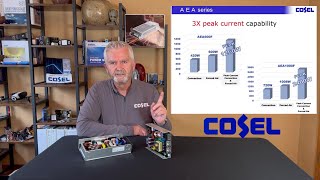 Cosel AEA 600, 800 or 1000 watt U channel AC to DC Power Supply