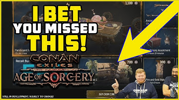SECRET New Building Piece! Age of Sorcery | Conan Exiles 2022