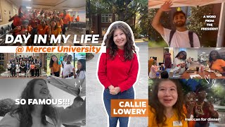 A PRODUCTIVE DAY IN THE LIFE AT MERCER Housing Residence life Student Government and more