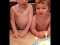 Big Big Jesse and Beegie Weegie James sing happy birthday to Grammie 6.30.2016