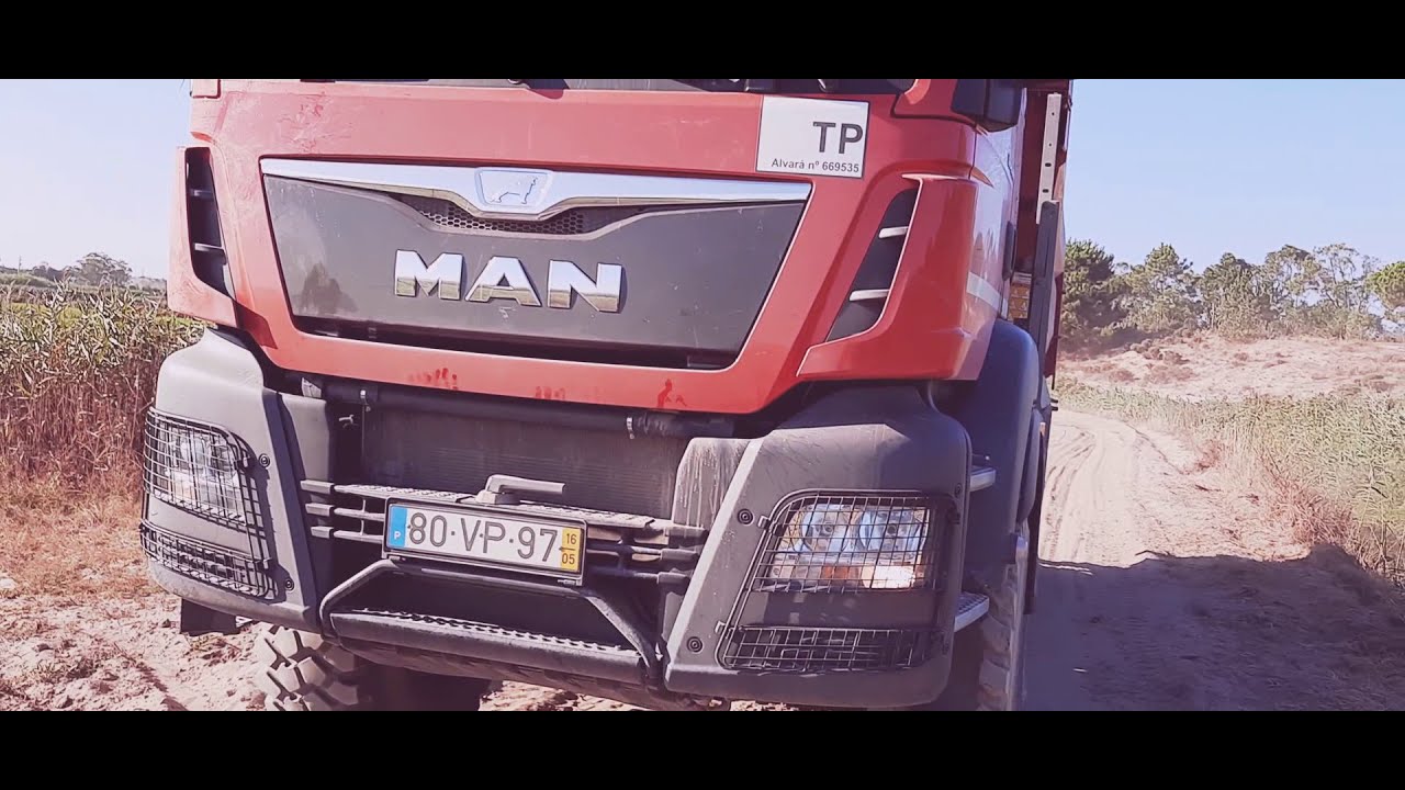 MAN TGS 41.480 8X8 Tip truck, driving off road ,Alentejo Portugal 🇵🇹
